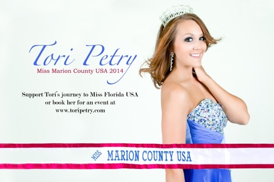 Tori wins Miss Marion County USA