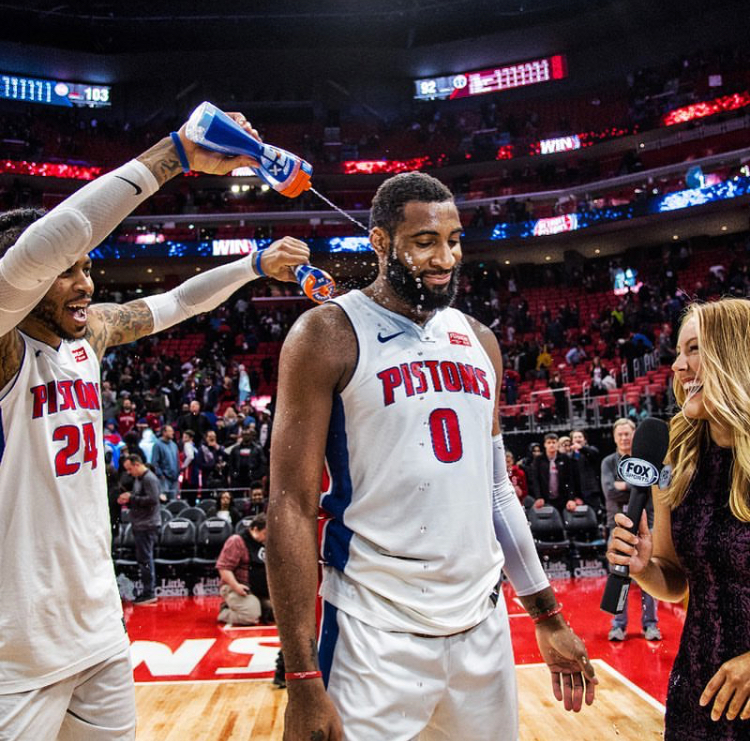 Tori joins Detroit Pistons broadcast