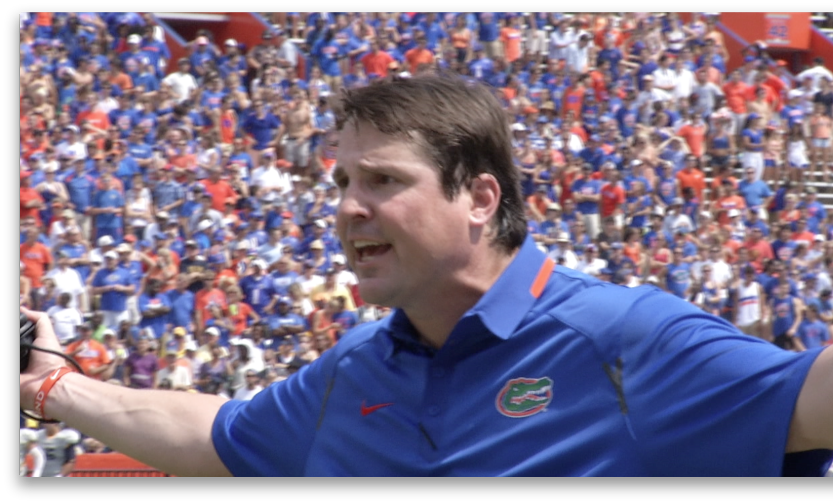 Tori Petry filmed a Will Muschamp freakout on the sidelines at Florida